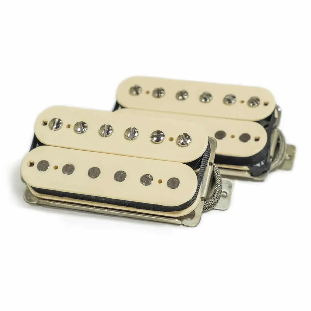 Set 2 micros humbucker Gn'B type PAF noir