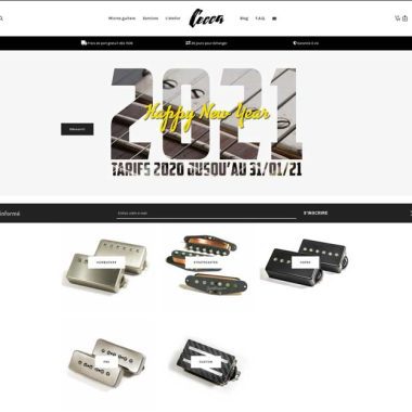 Nouveau site en ligne