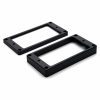 Contour-Micro-NB-Inclinado-Plástico-Negro-Alto-Juego-de-2 Borde de pastilla humbucker negro