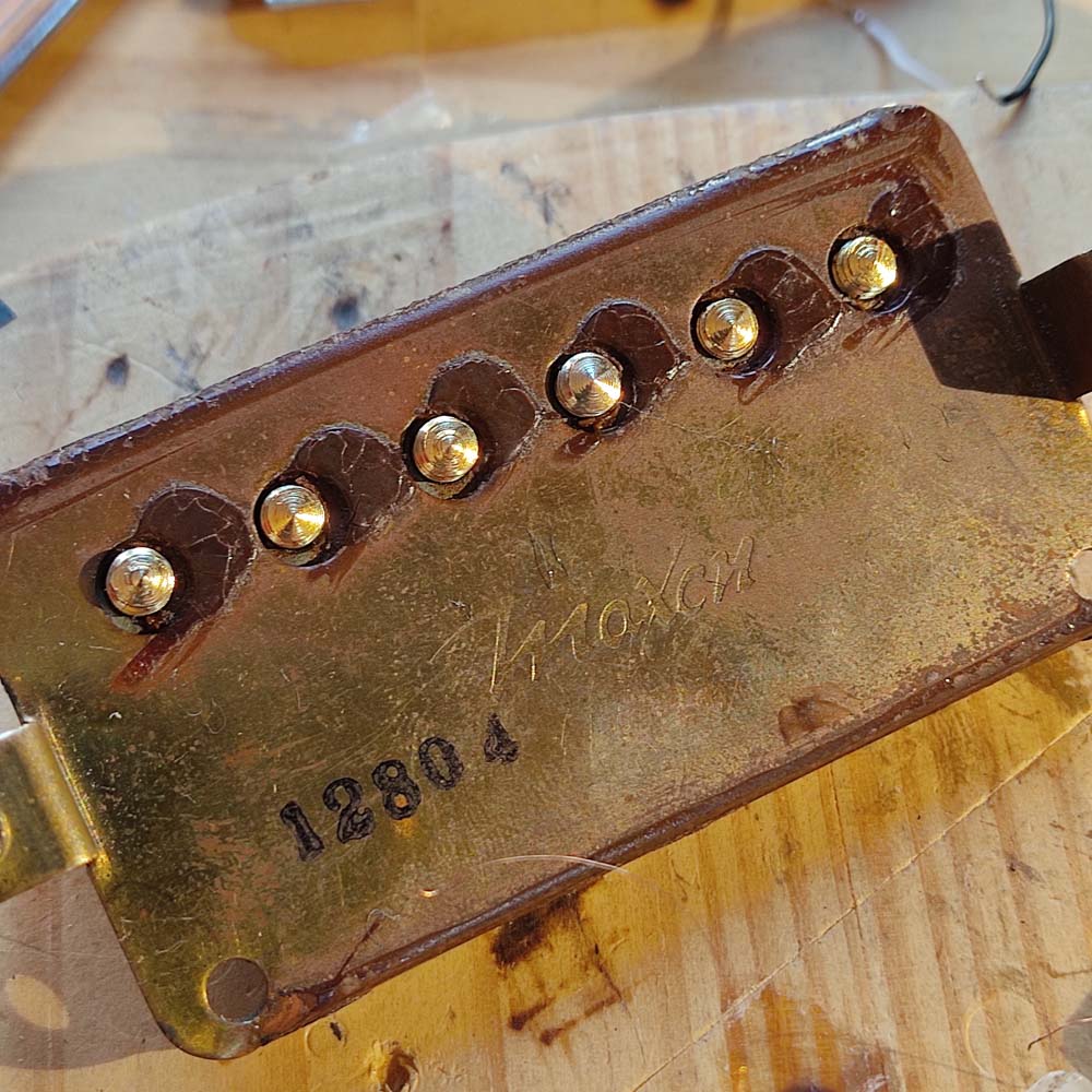 Reparación de pastillas humbucker para guitarra eléctrica Maxon