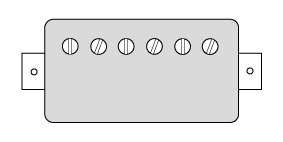 Capa de humbucker tradicional